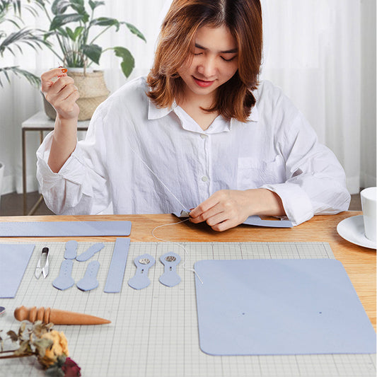 CUCUBIRD Lady Leather Fashion Crossbody Satchel Bag DIY Kit