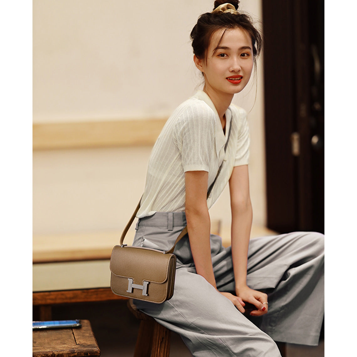 CUCUBIRD Leather Square Tofu Crossbody Constance Bag DIY Kit ?