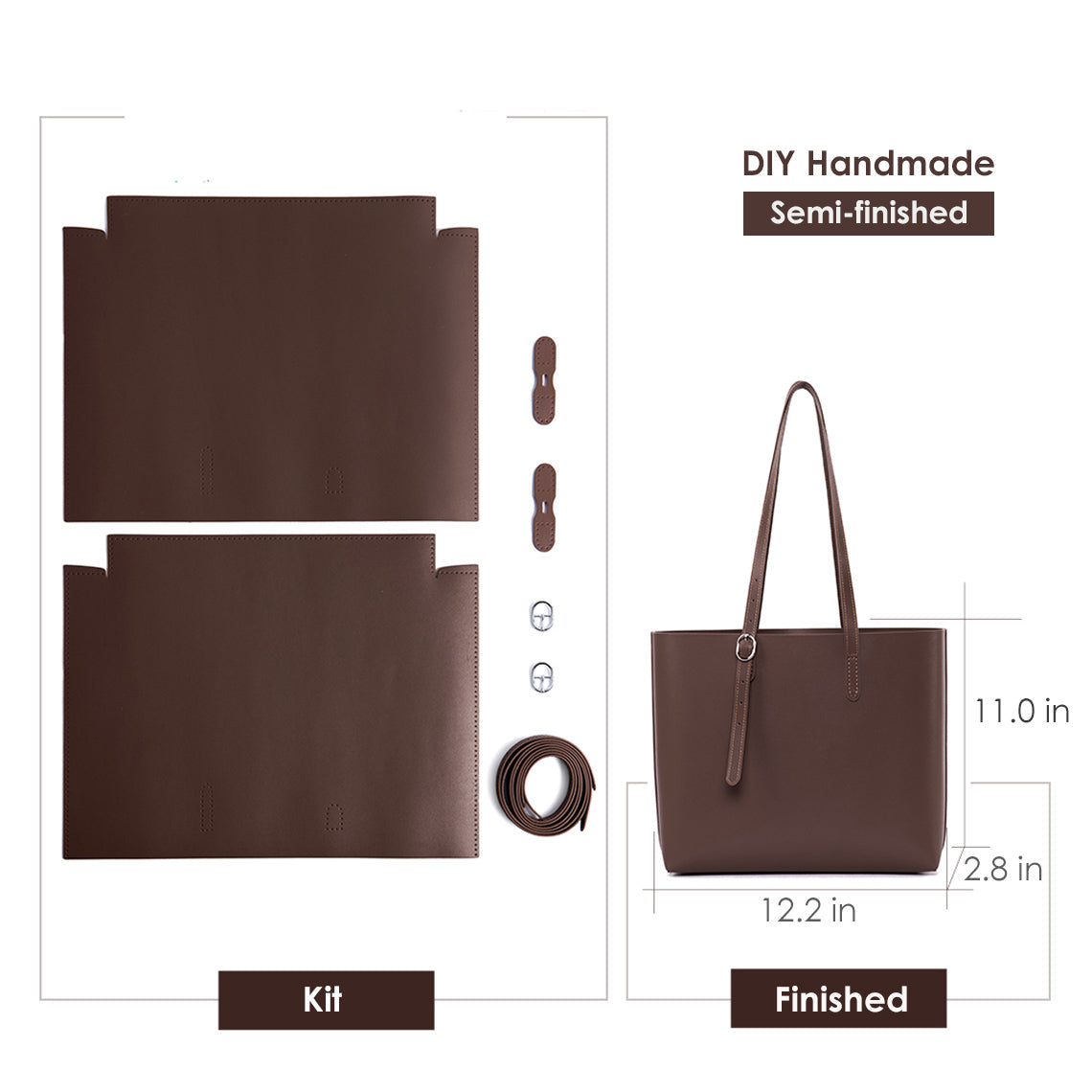 CUCUBIRD Leather Totes Bag DIY Kit ?