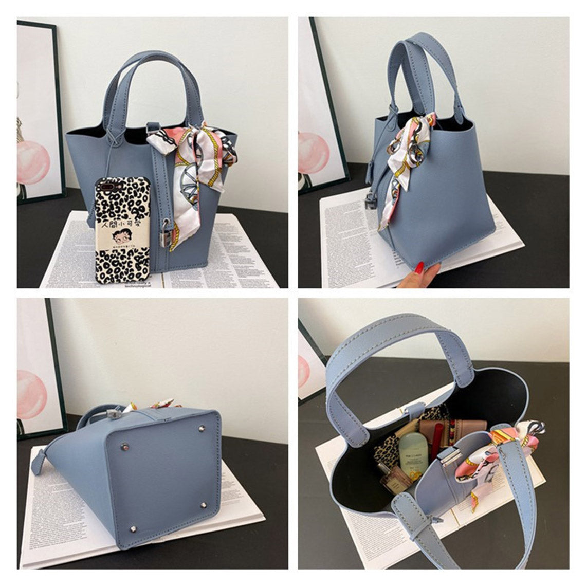 CUCUBIRD Vegan Leather Lady Lock Tote Bag DIY Kit ?