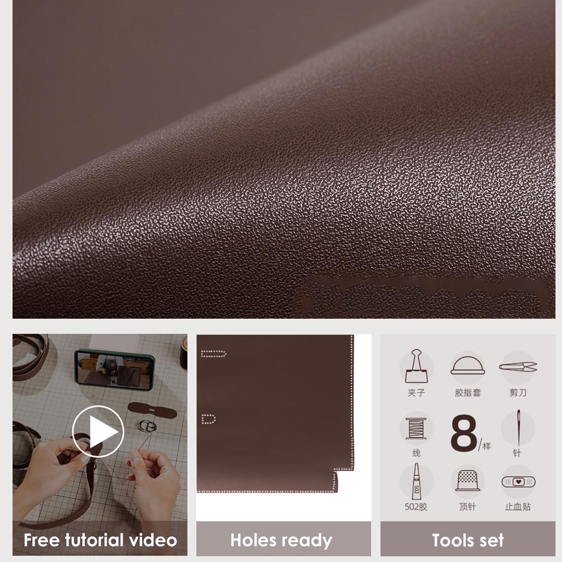 CUCUBIRD Leather Totes Bag DIY Kit ?