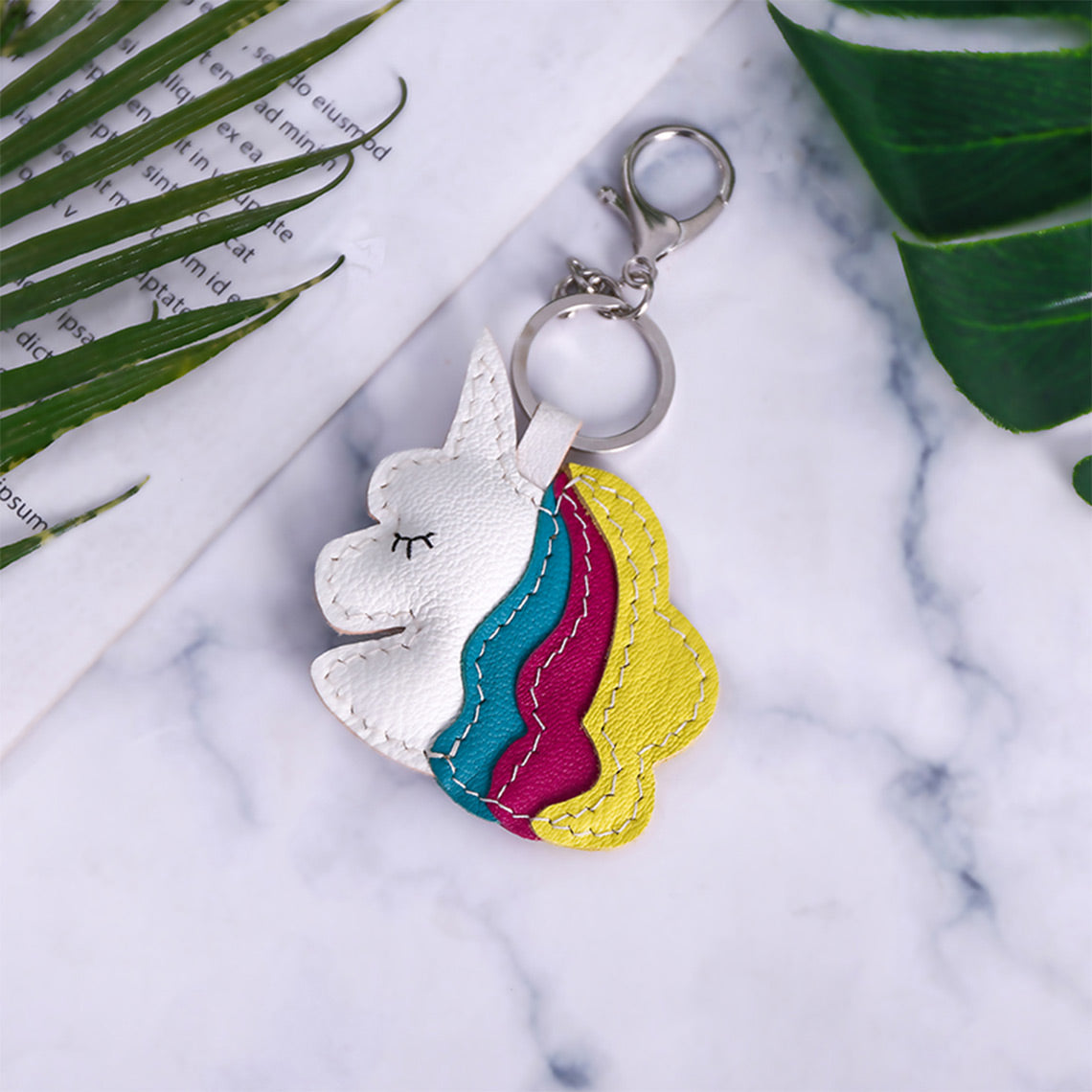 CUCUBIRD Leather Unicorn Bag Charm DIY Kit ?