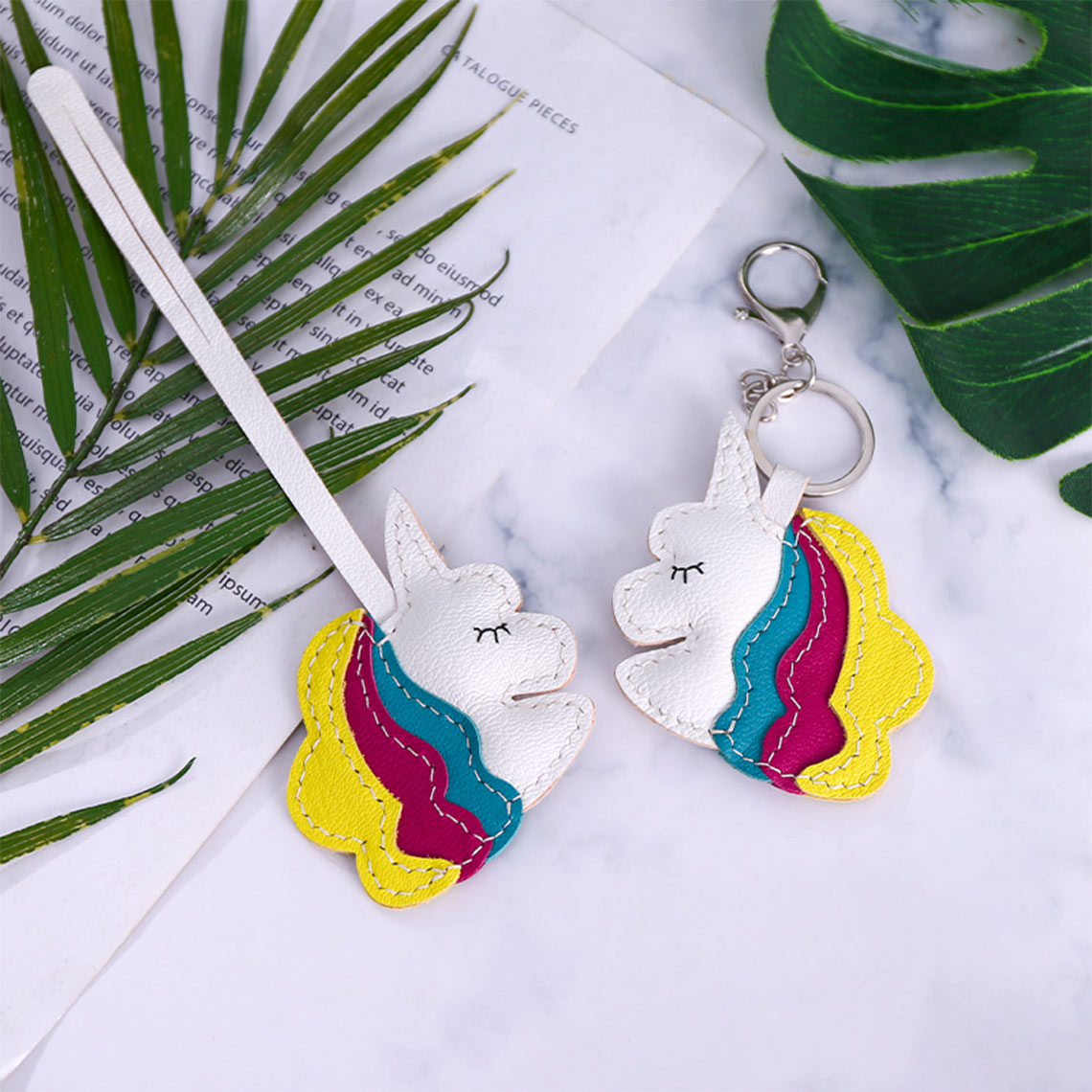 CUCUBIRD Leather Unicorn Bag Charm DIY Kit ?