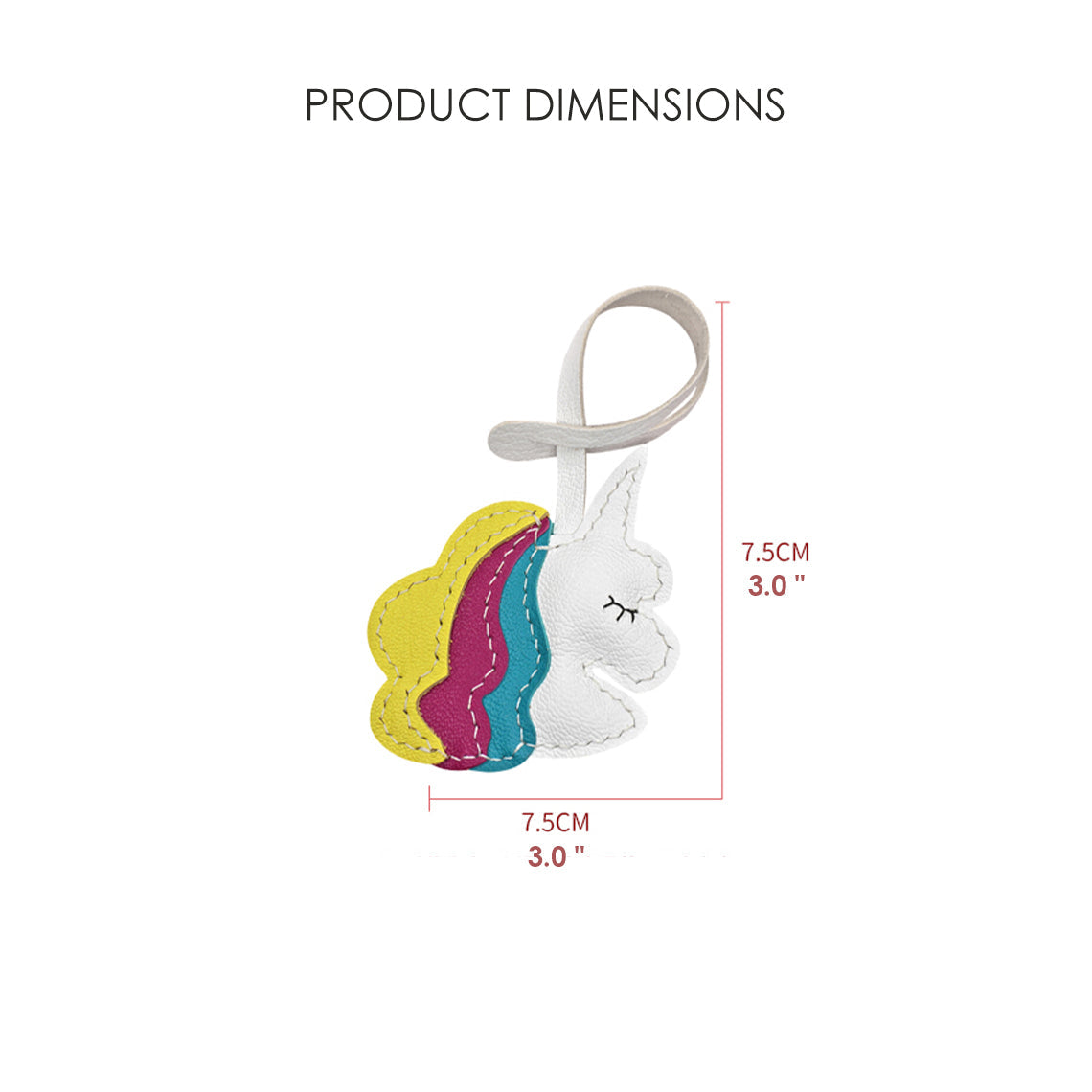 CUCUBIRD Leather Unicorn Bag Charm DIY Kit ?