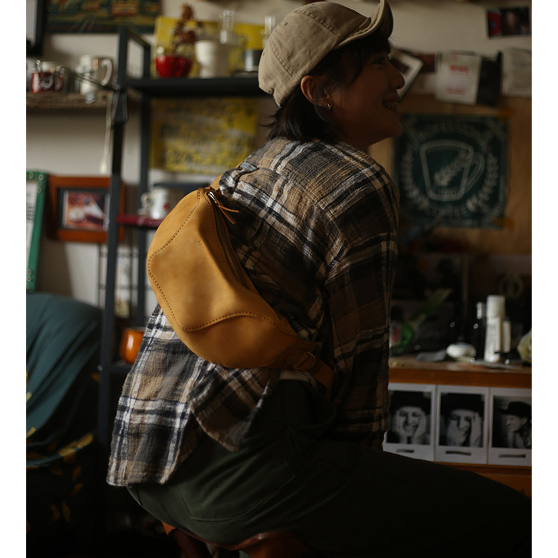 CUCUBIRD Nubuck Leather Fanny Pack Bum Bag DIY Kit