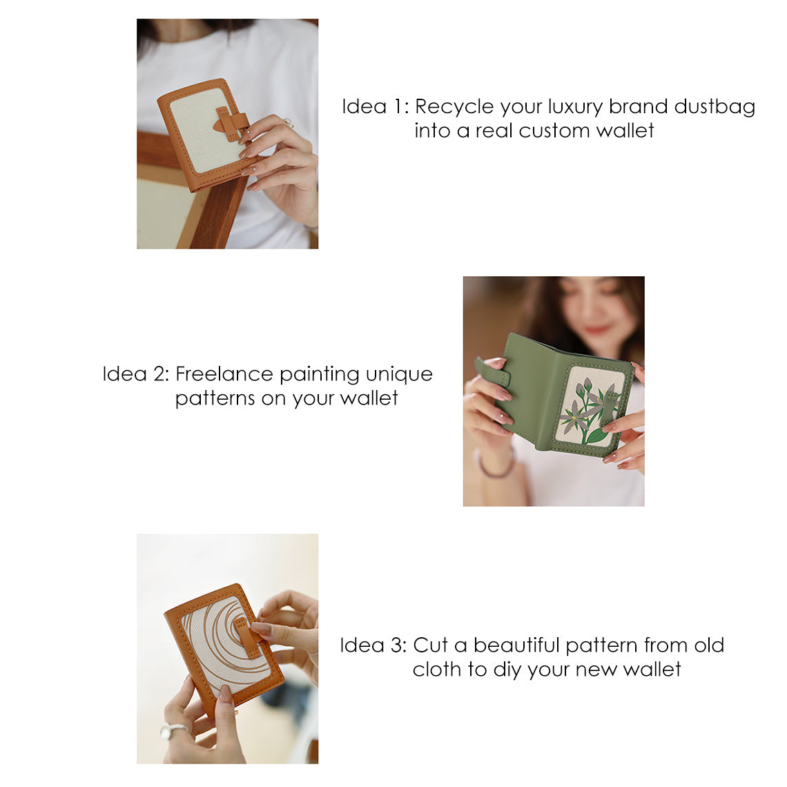 CUCUBIRD Leather Dustbag Recycle Wallet DIY Kit ?