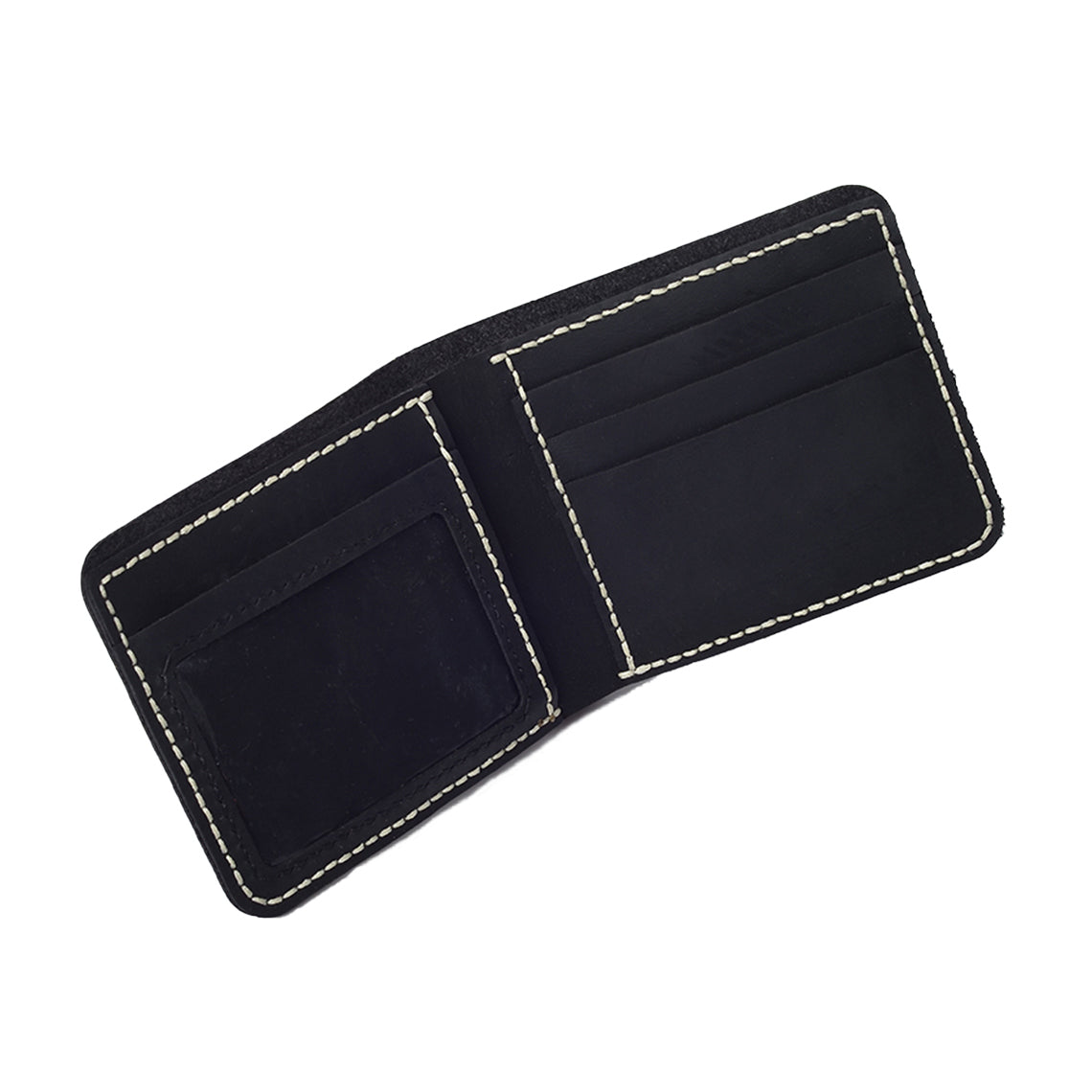CUCUBIRD Crazy Horse Leather Vintage Wallet DIY Kit Black?