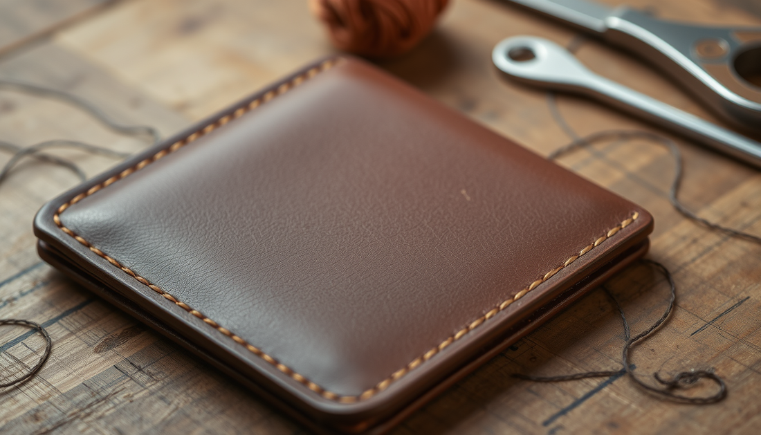 Grain-First Craft: How to Handcraft a Timeless Full-Grain Leather Wallet with a DIY Kit CUCUBIRD