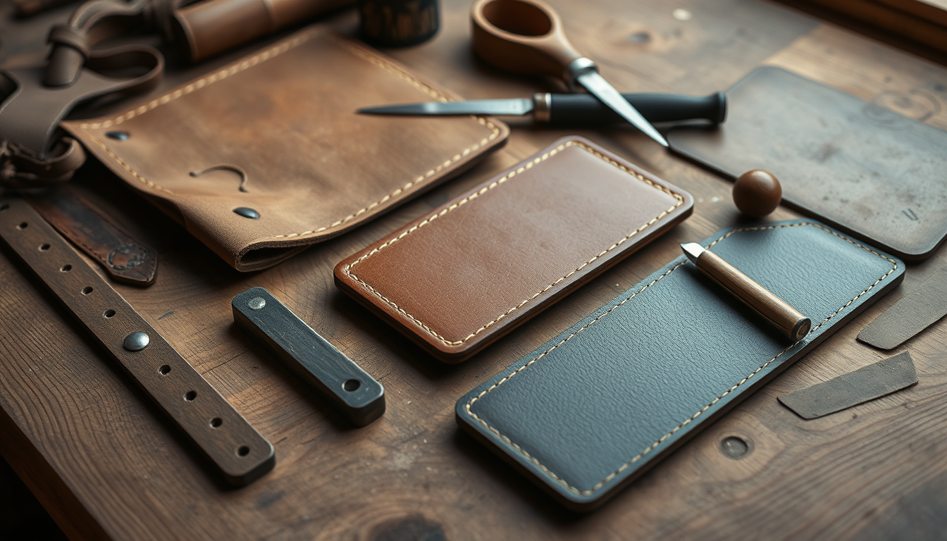 Mindful Leather Making with Full-Grain DIY Kits: A Beginner-Friendly Wallet and Bag Project CUCUBIRD