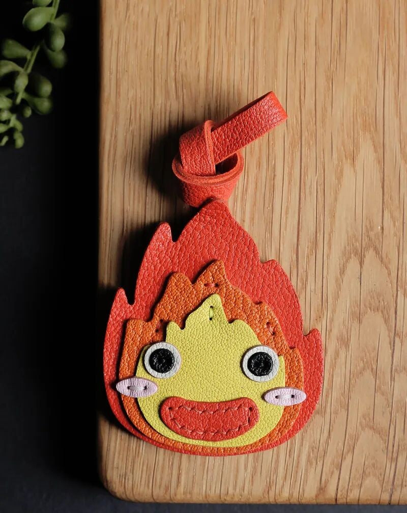 Tutorial-of-CUCUBIRD-Sheep-Leather-Anime-Calcifer-Charm-DIY-Kits CUCUBIRD