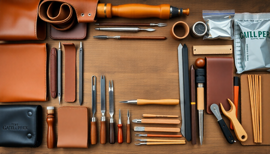 Mastering Leather Crafting for Beginners: Creating Stunning Full Grain Leather Accessories with DIY Kits CUCUBIRD