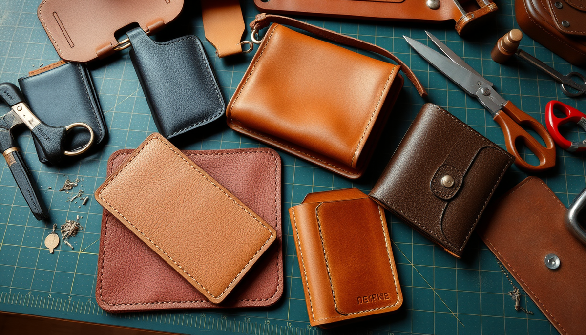 Crafting with Purpose: A Beginner's Guide to Full-Grain Leather Wallets and Bags with DIY Kits CUCUBIRD