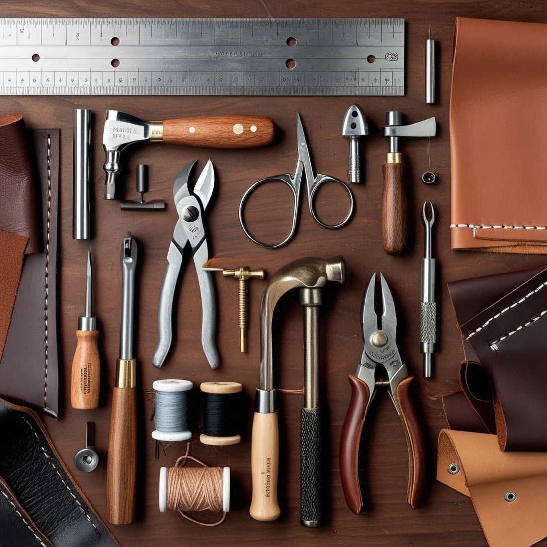 Working with Leather: A Comprehensive Guide for Beginners（Simple version ）