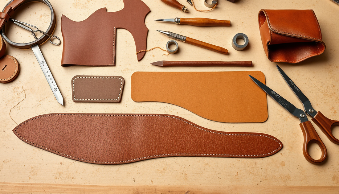 Full-Grain Leather DIY Kits for Beginners: A Step-By-Step Guide to Crafting Wallets, Bags, and Everyday Accessories CUCUBIRD