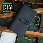CUCUBIRD POPSEWING® Full Grain Leather Strap A6 Notebook Cover DIY Kit  