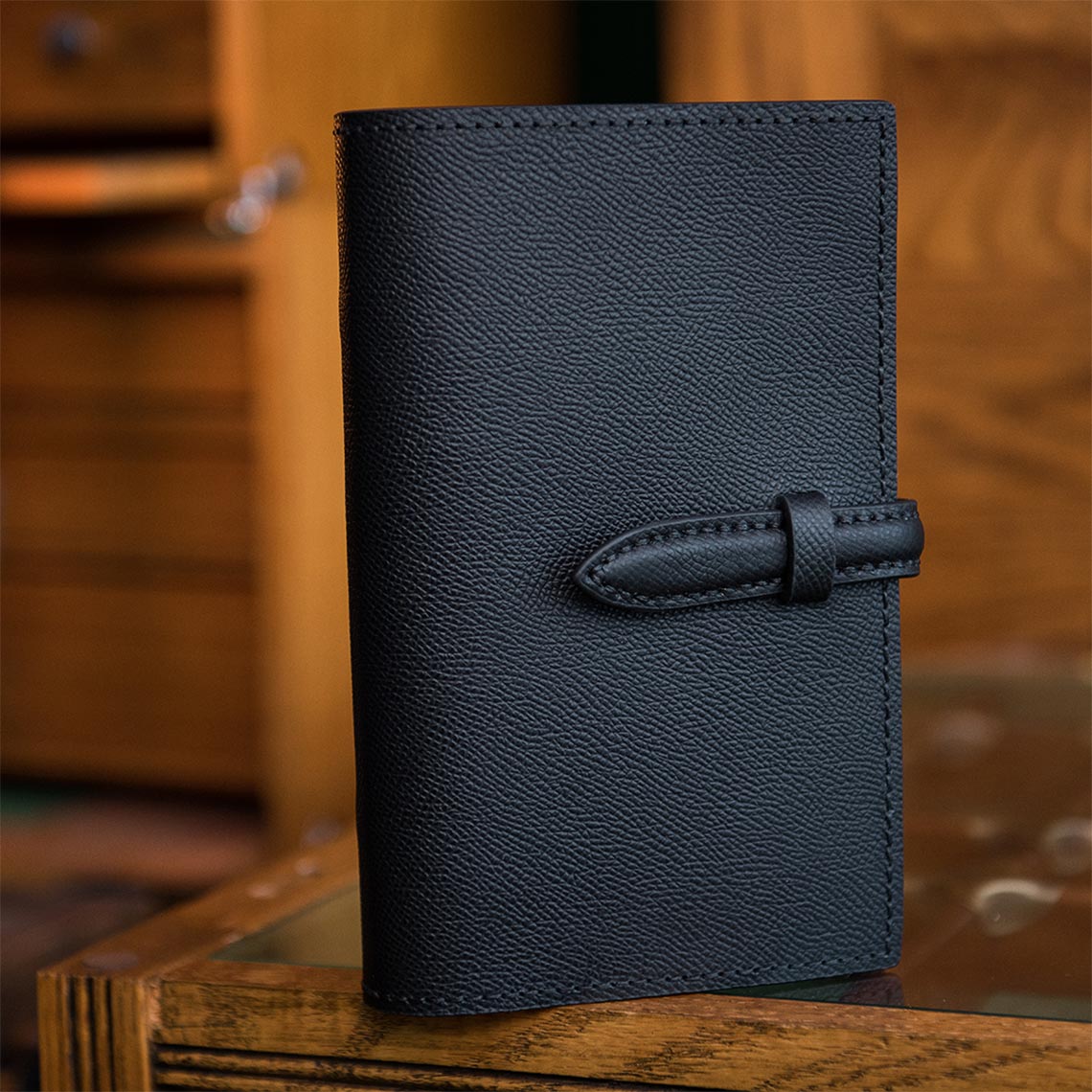 CUCUBIRD POPSEWING® Full Grain Leather Strap A6 Notebook Cover DIY Kit  