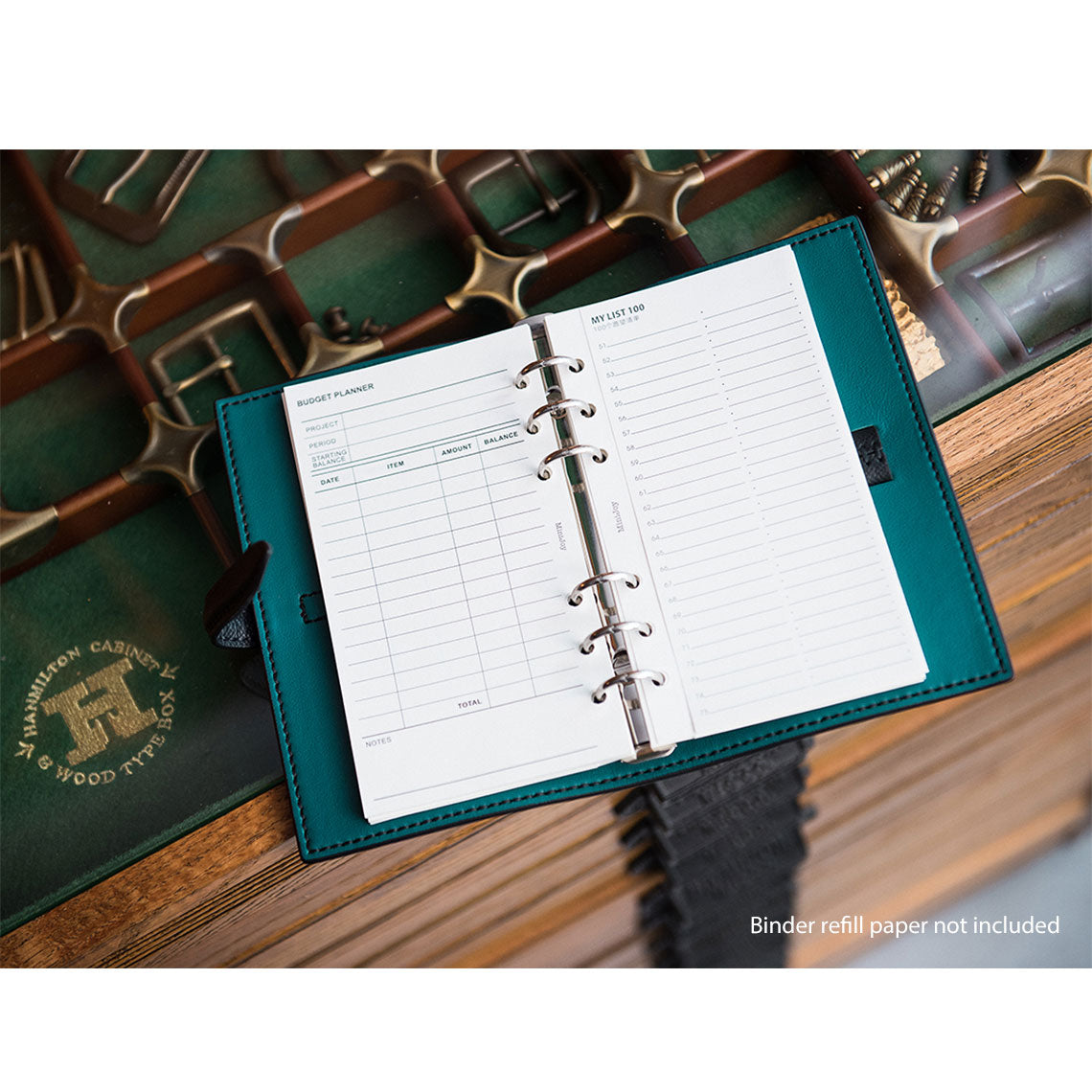 CUCUBIRD POPSEWING® Full Grain Leather Strap A6 Notebook Cover DIY Kit  
