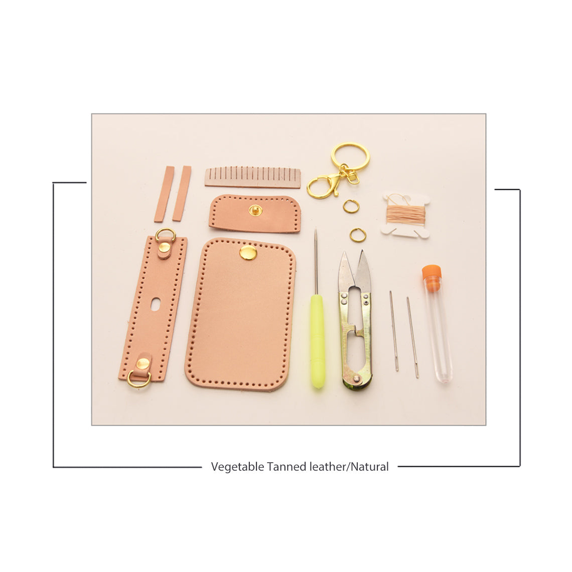 CUCUBIRD POPSEWING® Full Grain Leather AirPods Pro Holder DIY Kit  