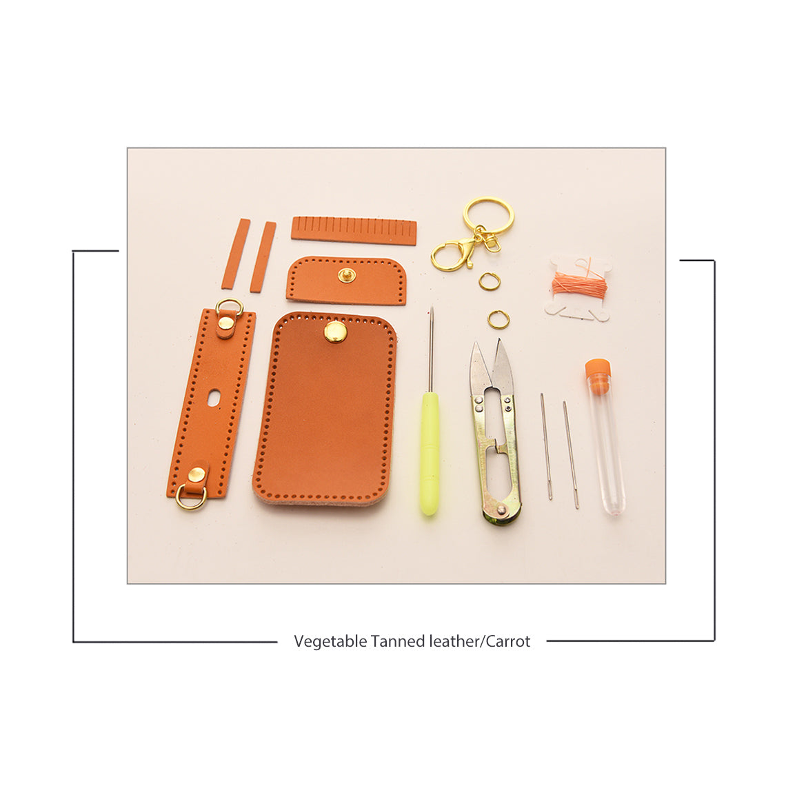 CUCUBIRD POPSEWING® Full Grain Leather AirPods Pro Holder DIY Kit  