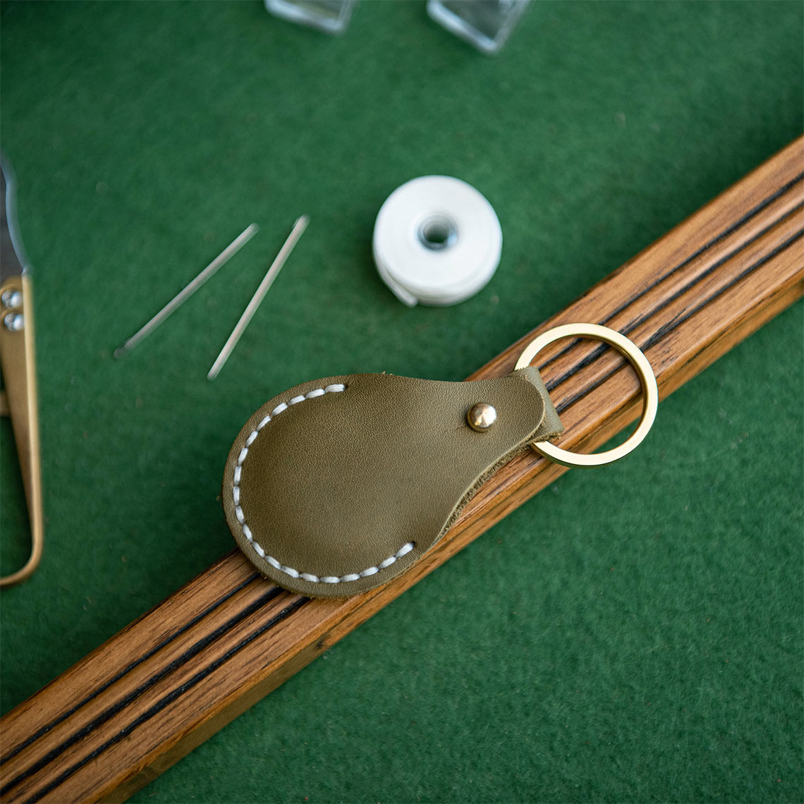 CUCUBIRD POPSEWING® Leather AirTag Keychain DIY Kit  