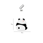 CUCUBIRD POPSEWING® Sheep Leather Cute Angry Panda Charm DIY Kit  