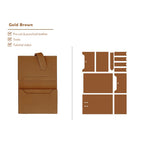 CUCUBIRD POPSEWING® Full Grain Leather Bearn Card Holder DIY Kits  