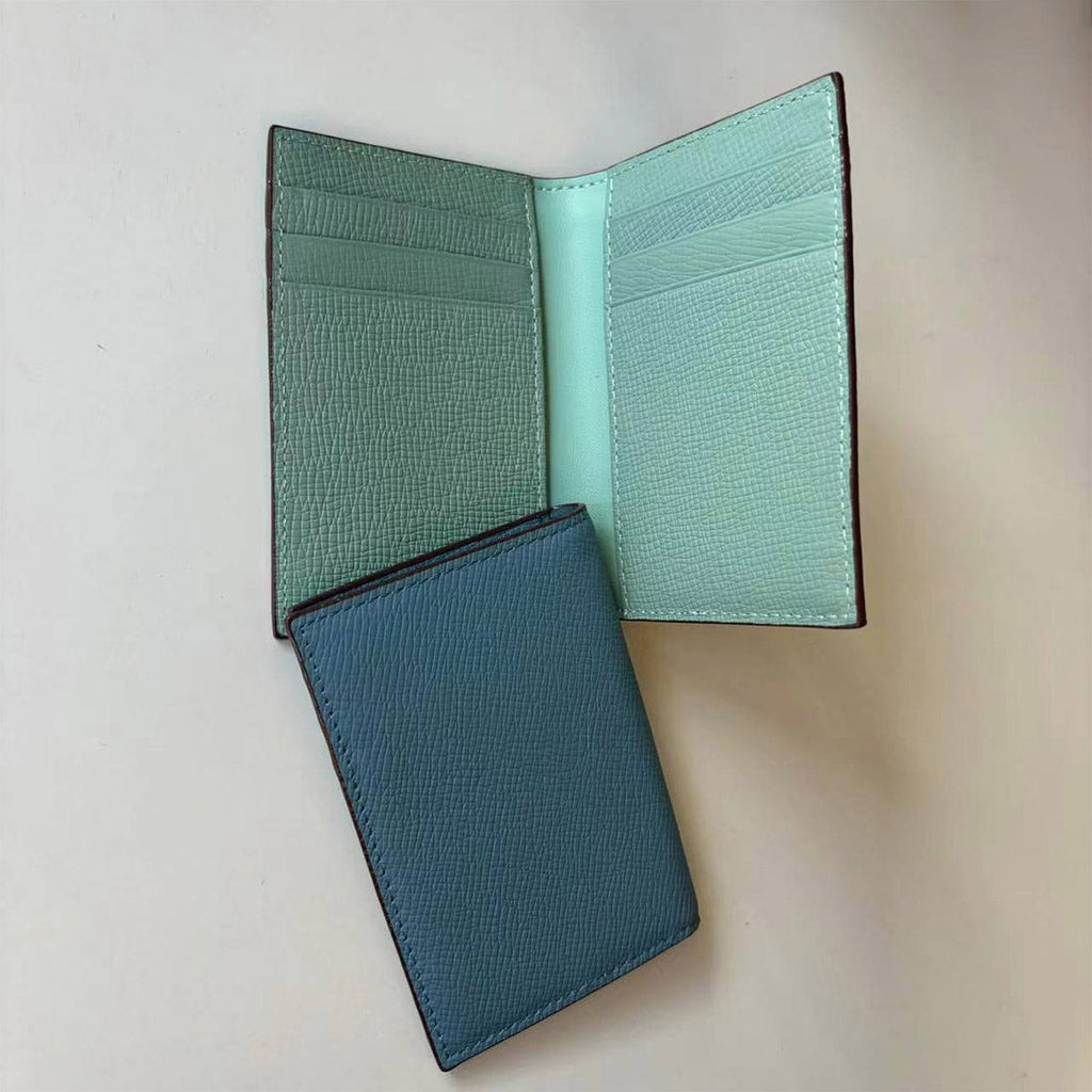 CUCUBIRD Leather Bifold Small Card Wallet  