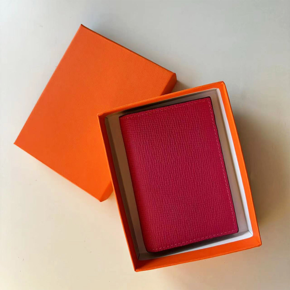 CUCUBIRD Leather Bifold Small Card Wallet  