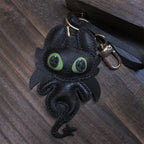 CUCUBIRD POPSEWING® Sheep Leather Dragon Keychain DIY Kits  