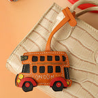 CUCUBIRD POPSEWING® Sheep Leather City Bus Keychain DIY Kit  