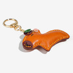 CUCUBIRD Vegetable Tanned Leather Capybara Handmade Keychain  