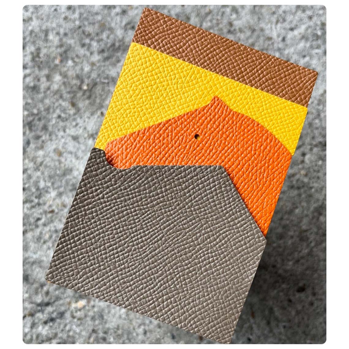 CUCUBIRD POPSEWING® Full Grain Leather Horse Slim Card Holder DIY Kits  