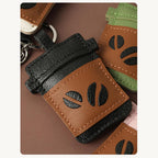 CUCUBIRD POPSEWING® Sheep Leather My Coffee Keychain DIY Kit  