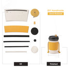 CUCUBIRD POPSEWING® Leather Coffee Cup Bag DIY Kit  