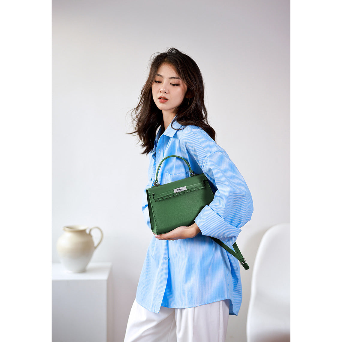 CUCUBIRD POPSEWING® Top Grain Leather Inspired Sellier Kylie Bag DIY Kit | Price Drop at Checkout  