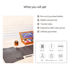 CUCUBIRD POPSEWING® Top Grain Leather Inspired LP Backpack DIY Kits  