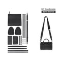 CUCUBIRD POPSEWING® Leather Black Boston Bag DIY Kits  