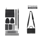 CUCUBIRD POPSEWING® Leather Black Boston Bag DIY Kits  