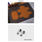 CUCUBIRD POPSEWING® Epsom Leather Inspired Calvi Duo Card Holder DIY Kits  