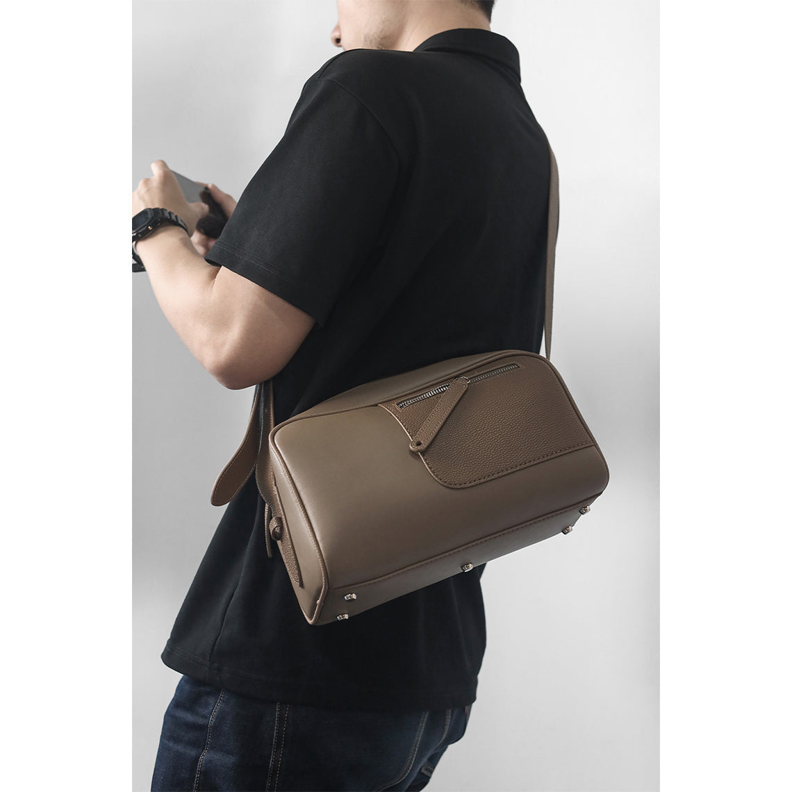 CUCUBIRD CUCUBIRD Leather Men's On Body Bag DIY Kit  