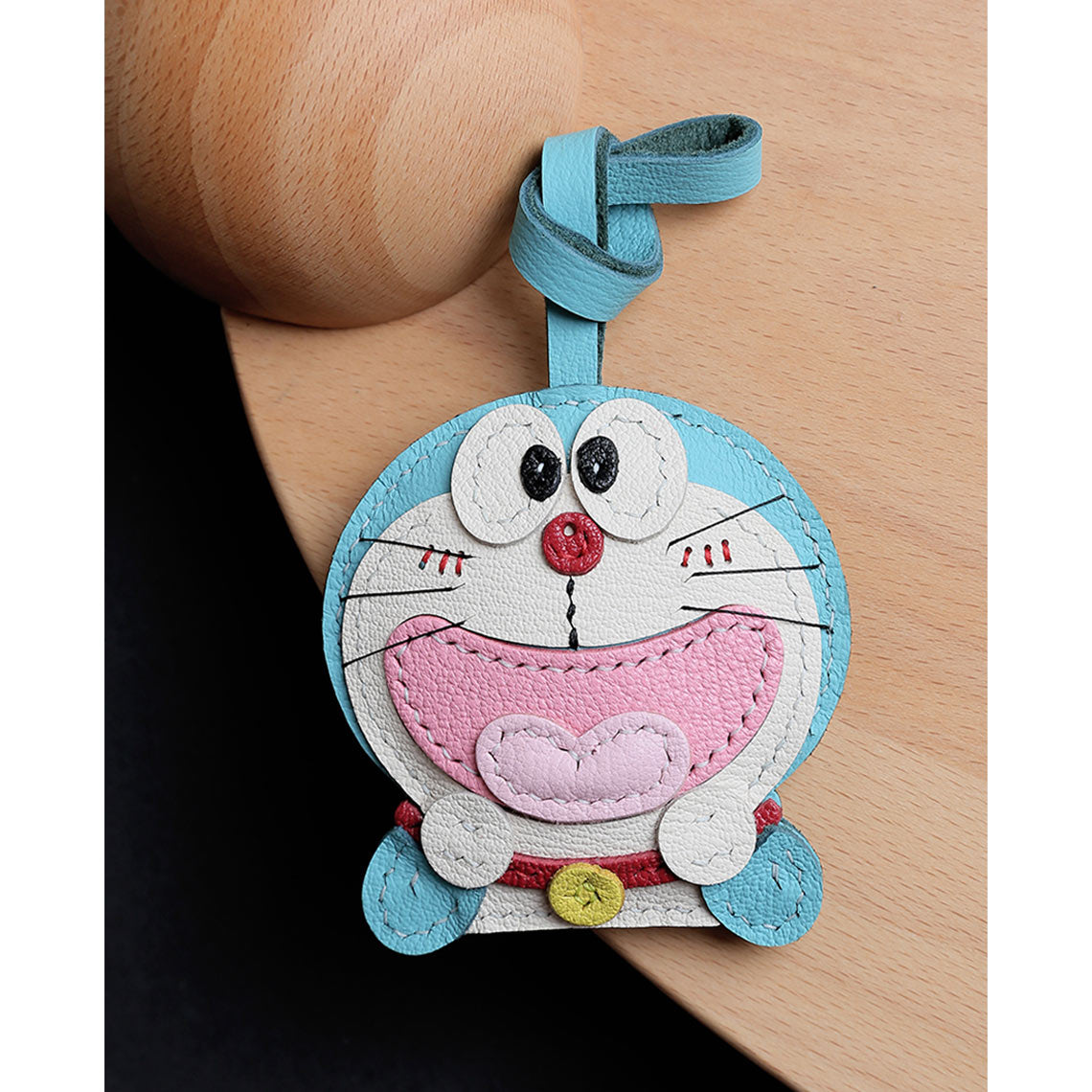 CUCUBIRD POPSEWING® Sheep Leather Doraemon Bag Charm DIY Kit  