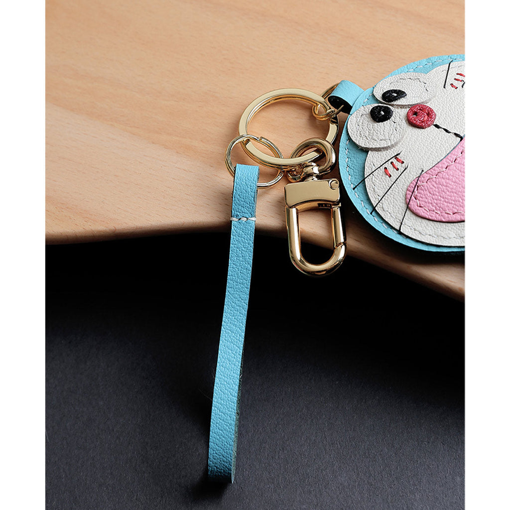 CUCUBIRD POPSEWING® Sheep Leather Doraemon Bag Charm DIY Kit  
