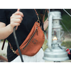 CUCUBIRD POPSEWING® Full Grain Leather Fanny Pack Belt Bag DIY Kits  