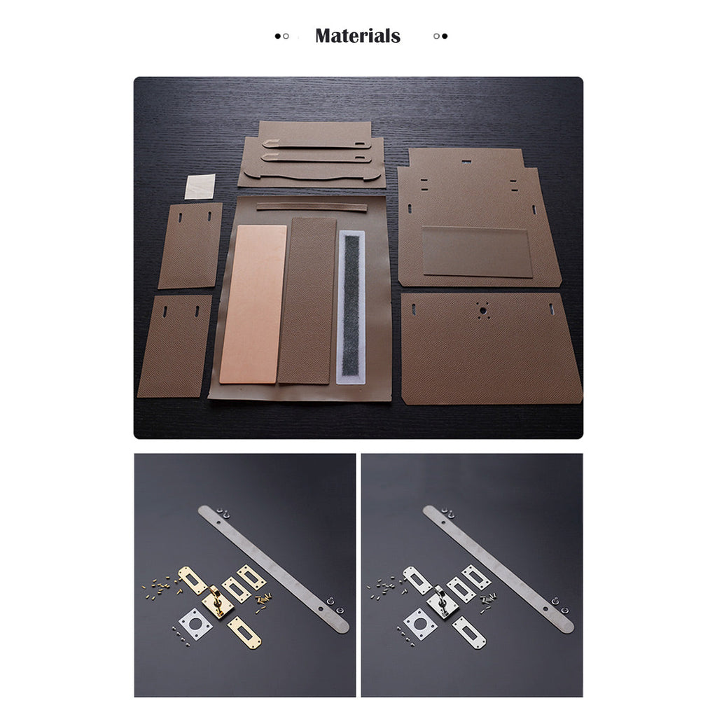 CUCUBIRD CUCUBIRD Full Grain Leather Inspired Kelly Clutch - Advanced DIY Kits  