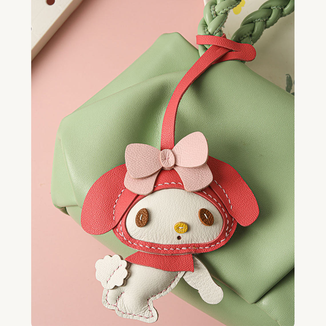 CUCUBIRD POPSEWING® Leather Melo Keychain DIY Kit  