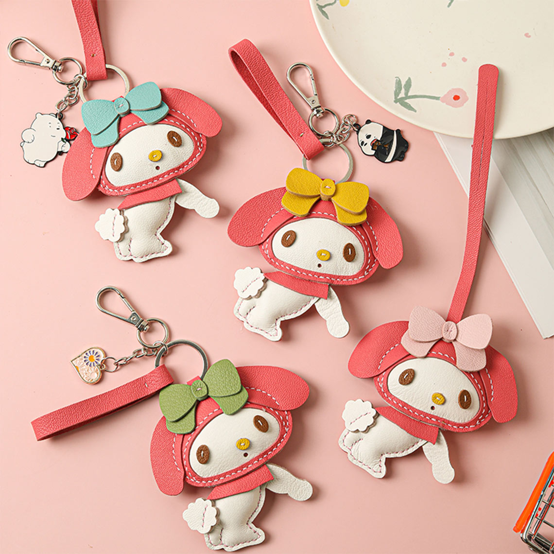 CUCUBIRD POPSEWING® Leather Melo Keychain DIY Kit  