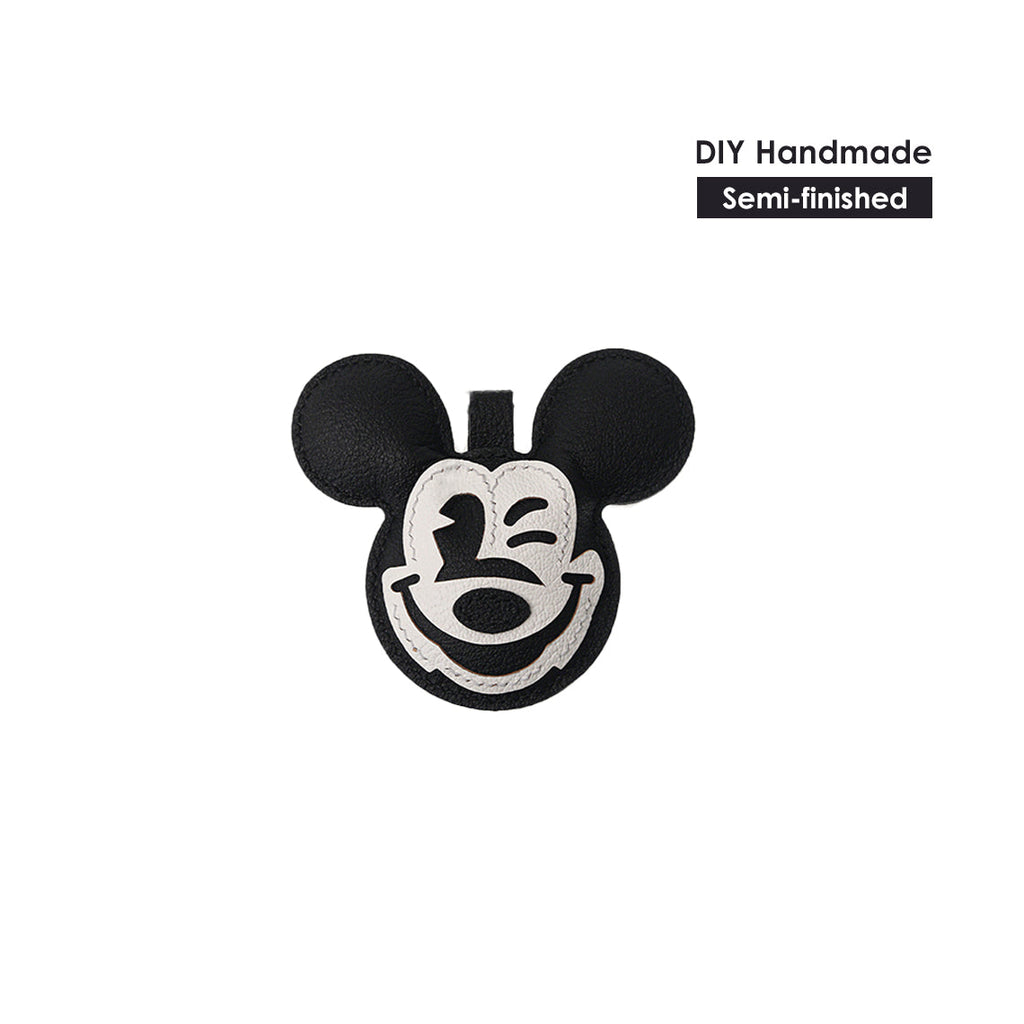 CUCUBIRD CUCUBIRD Leather Mouse Keychain DIY Kits  