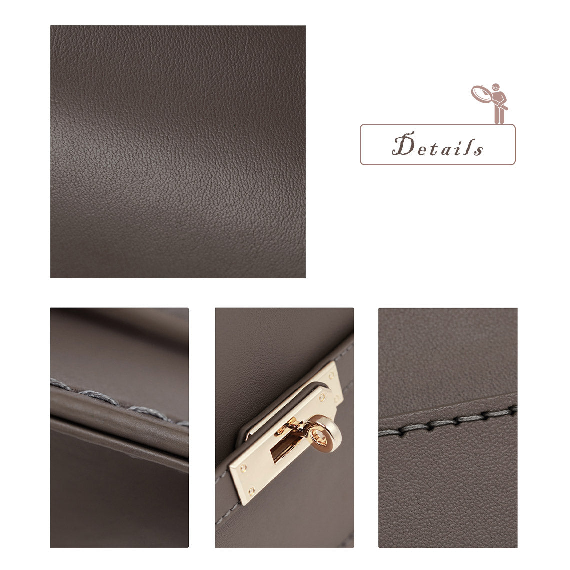 CUCUBIRD POPSEWING® Top Grain Leather Mini Jypsiere Bag DIY Kits  