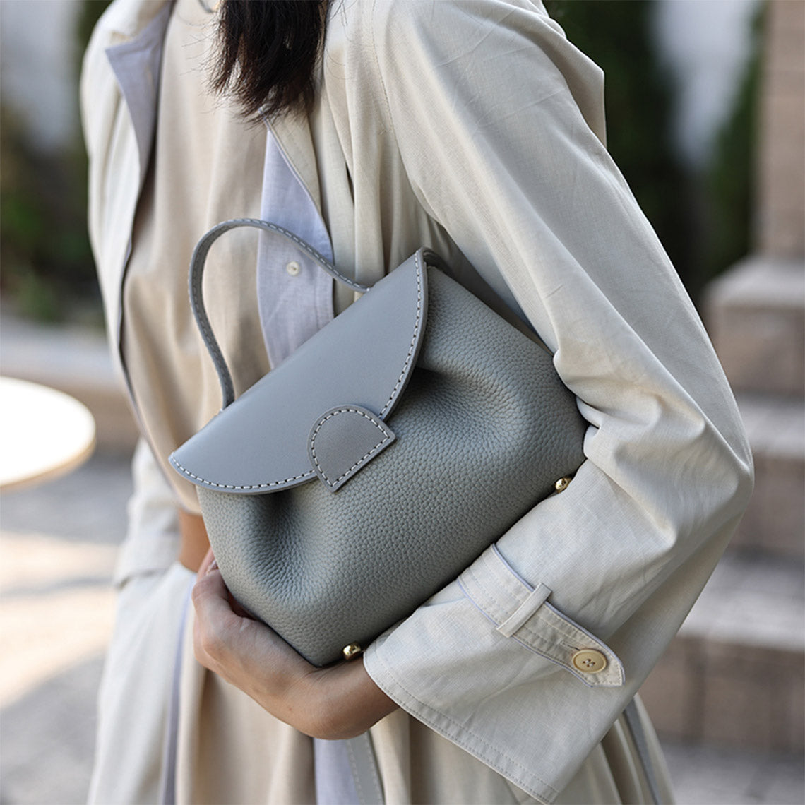 CUCUBIRD POPSEWING® Top Grain Leather Inspired Smile Bag DIY Kits  