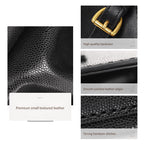 CUCUBIRD POPSEWING® Top Grain Leather Black Backpack DIY Kit  